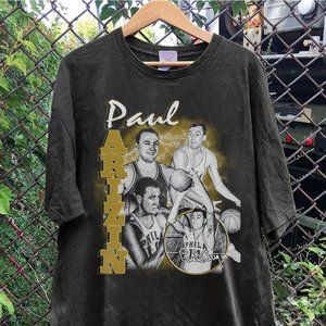 Vintage 90s Graphic Style Paul Arizin T-shirt, Paul Arizin s
